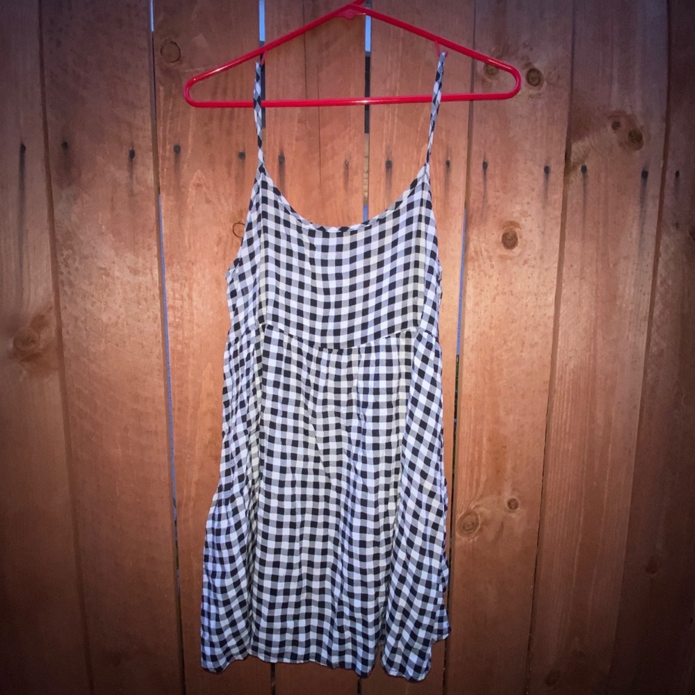American Apparel gingham dress